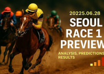서울 1경주 경마 프리뷰 (2025.06.28) – 분석, 예상, 결과 총정리 - 경마사이트