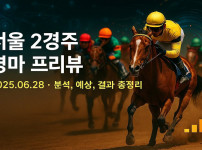 서울 2경주 경마 프리뷰 (2025.06.28) – 분석, 예상, 결과 총정리 - 경마사이트