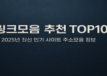 링크모음 추천 BEST10 2025년 최신 주소모음 인기 사이트 정보