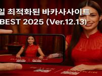 모바일 최적화된 바카라사이트 추천 BEST 2025 (Ver.12.13) - 경마사이트